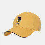 U S Polo Assn Men Mustard & Black Embroidered Baseball Cap